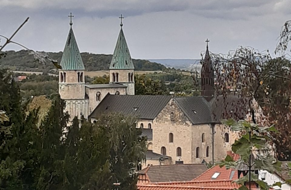 Stiftskirche von oben