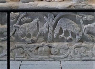 Detail des Reliefs